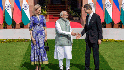 लिकटेंस्टीन के राजकुमार, राजकुमारी और पीएम मोदी
