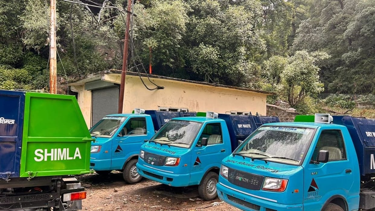 Shimla Municipal Corporation Vehicles Without Number Plates