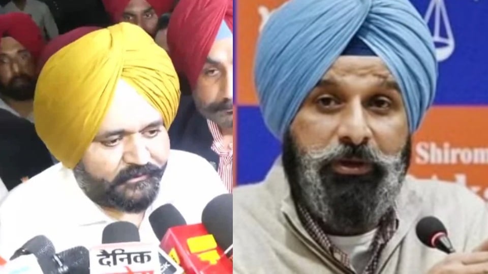 Punjab CM Bhagwant mann OSD rajbir ghuman legal notice Akali leader  Bikram Majithia defamation case
