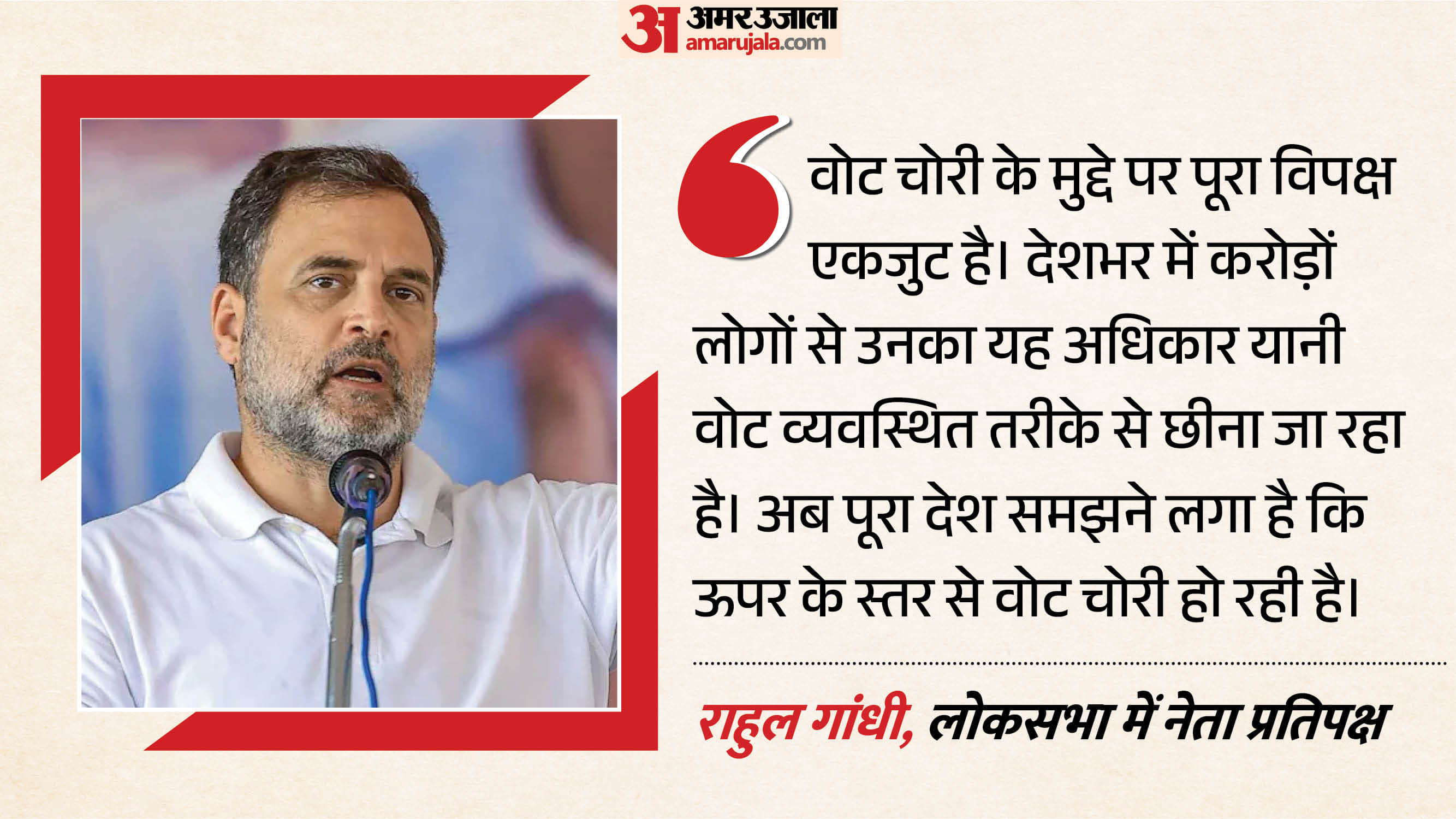 लोकसभा में नेता विपक्ष राहुल गांधी