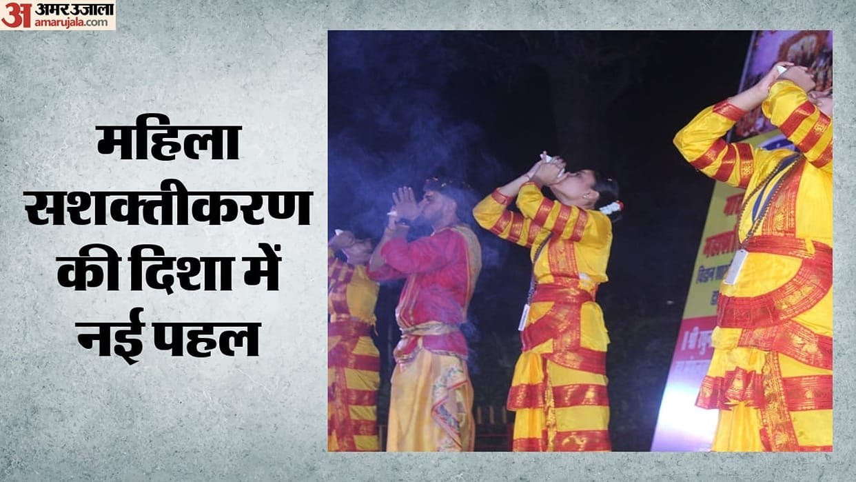 Jammu: Young women take charge of the aarti and the blowing of the conch shell at Raghunath Temple