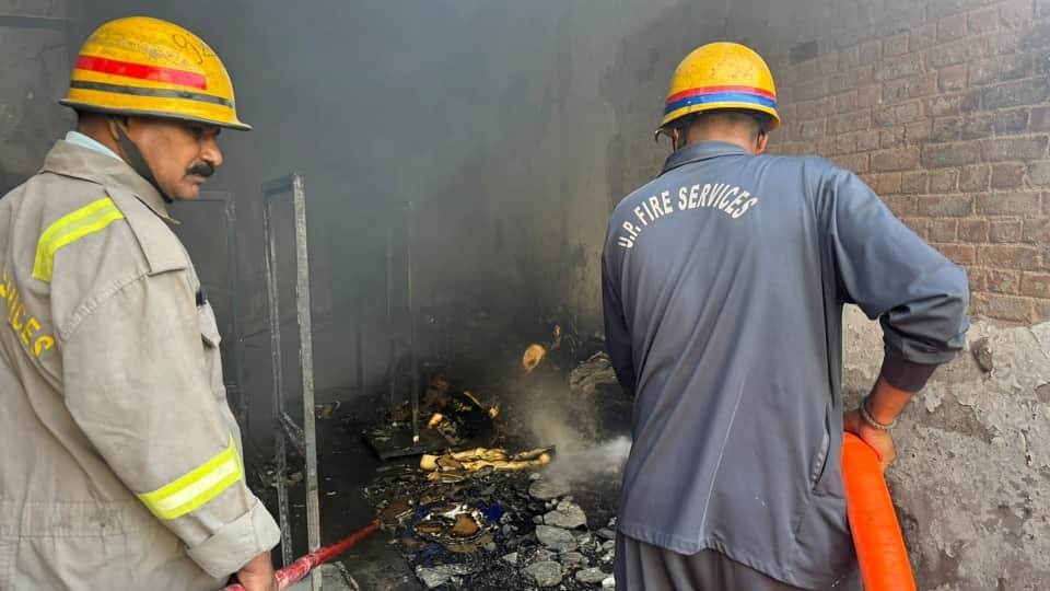 A fire broke out at a factory in the Tronica City industrial area of Ghaziabad