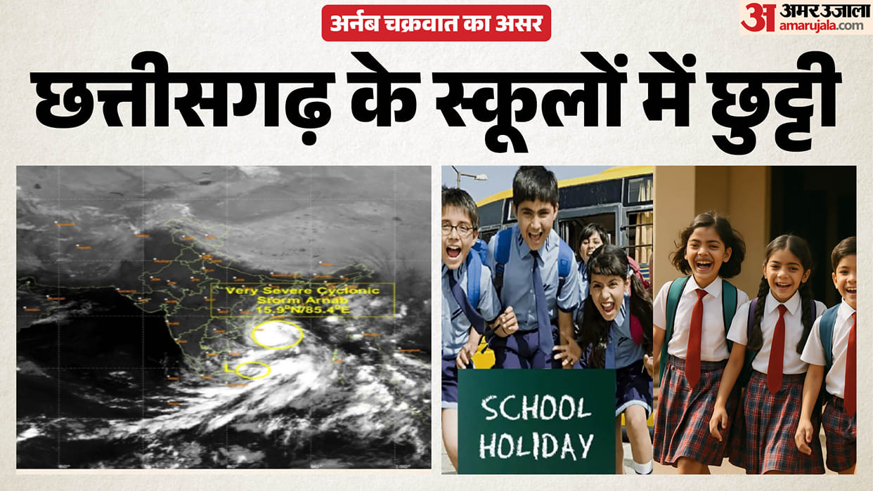 Arnab Cyclone Impact: these districts Schools remain closed today in CG