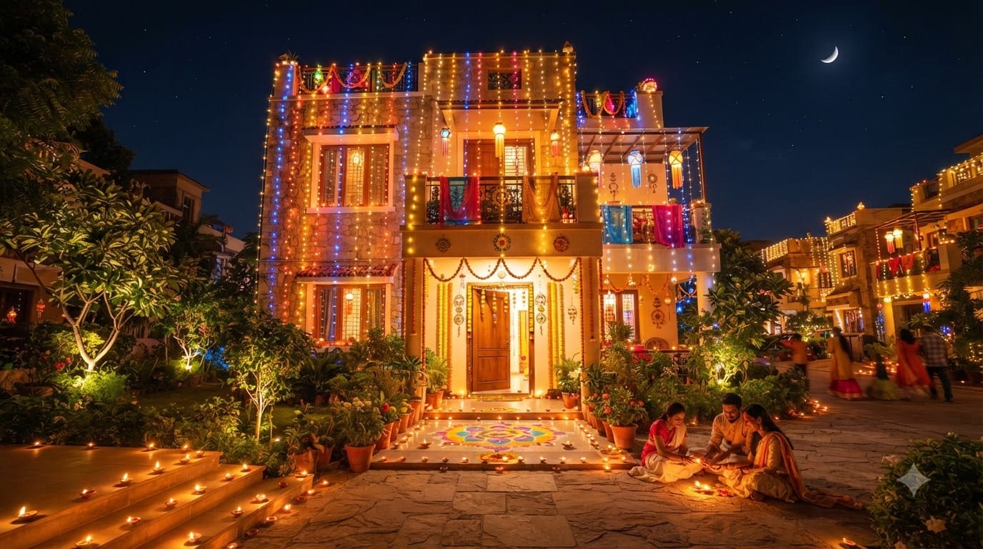 four Easy Ways to Reduce Your Electricity Bill While Decorating Your Home for Diwali