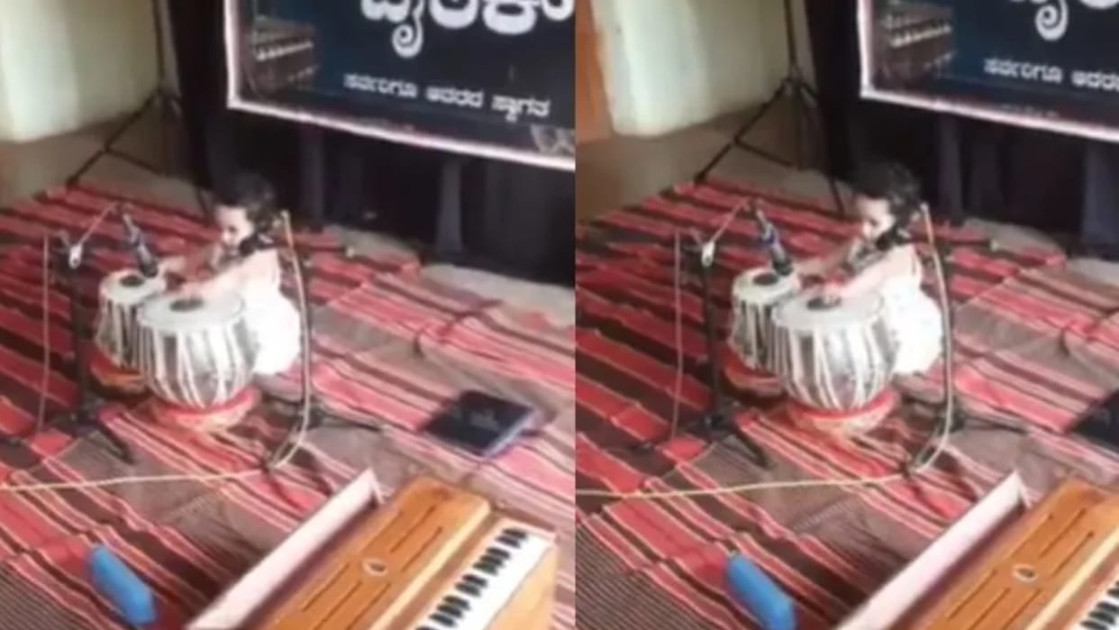 Little Tabla Prodigy Swarashree Hegde Wins Hearts With Her Talent