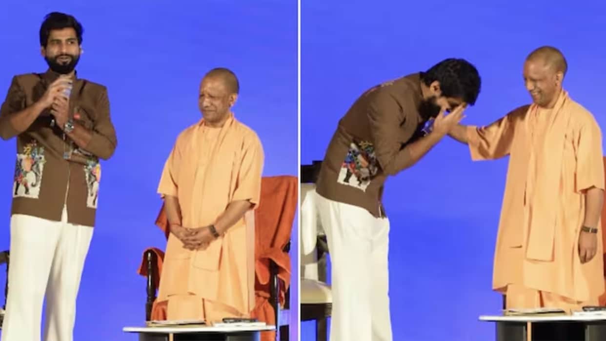 Harsh Gujral Crack Joke On Criminals In Up Infront Of Cm Yogi Adityanath