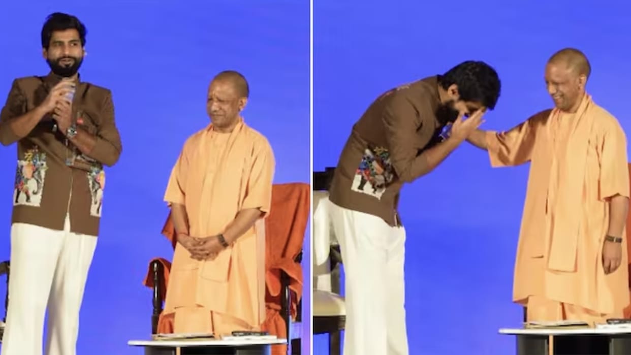 Harsh Gujral Crack Joke On Criminals In Up Infront Of Cm Yogi Adityanath