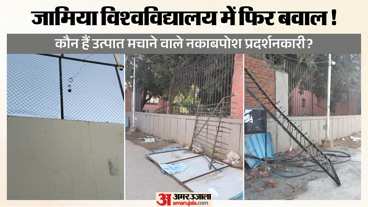 Masked protesters wreaked havoc at Jamia