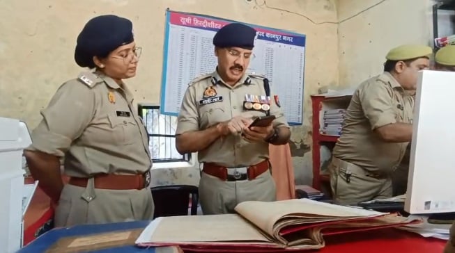 कानपुर: नए थाने के भूमि पूजन से पहले सीपी का निरीक्षण, बोले- 100 साल पुराने रिकॉर्ड होंगे डिजिटल, दिए निर्देश