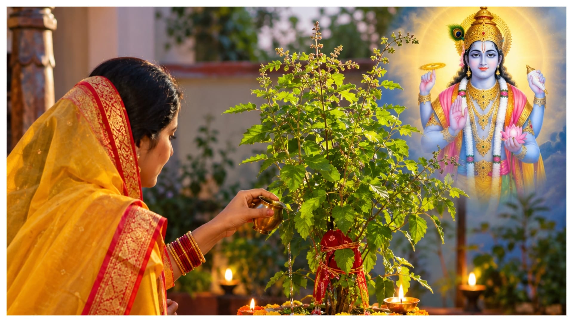 Kartik Maas 2026 Significance of Tulsi Puja Vidhi and Important Rules in hindi