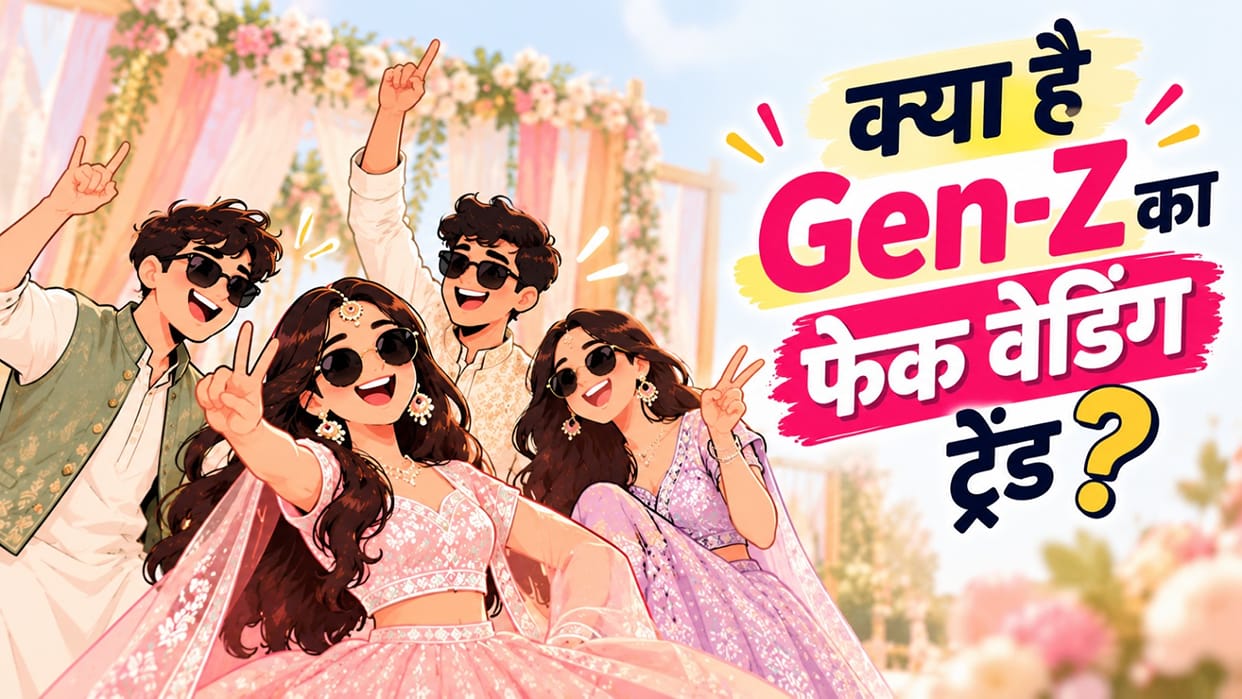 Gen-Z’s Fake Wedding Trend: No Marriage, Just Wedding Fun!