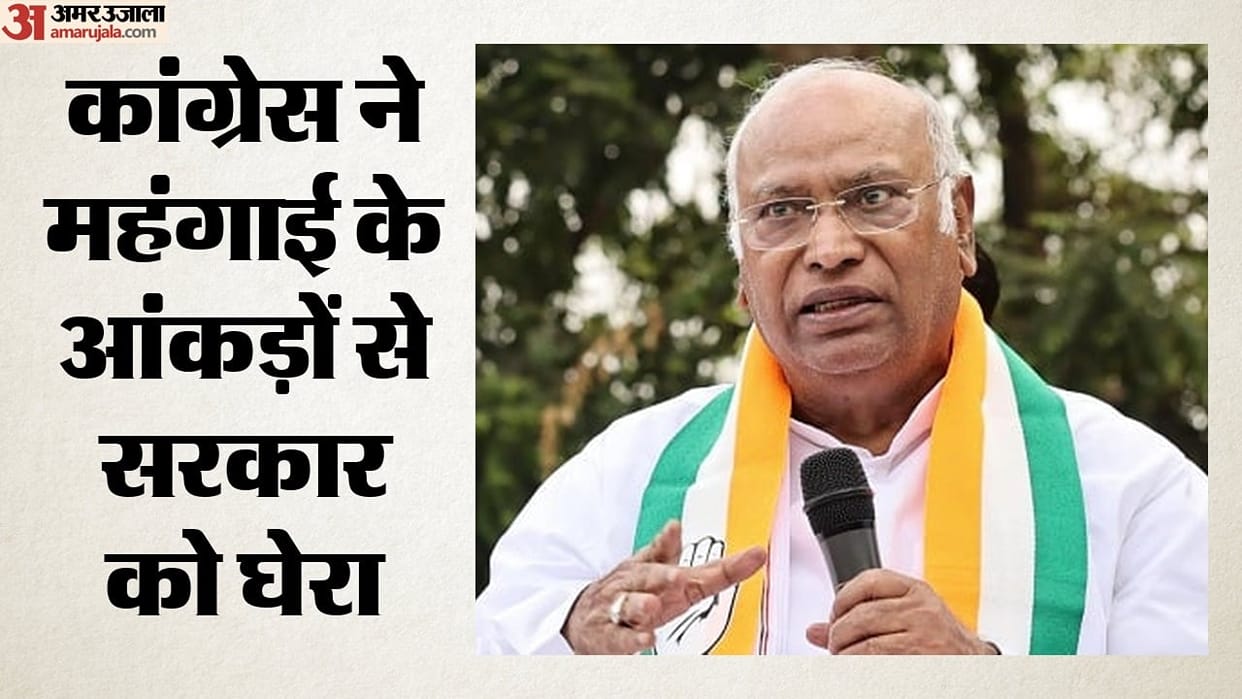 kharge accuses modi government of rising inflation and threatening right to live