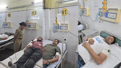 Criminal Dharmendra Tiddi who carried a reward of one lakh killed three police personnel also injured in enco