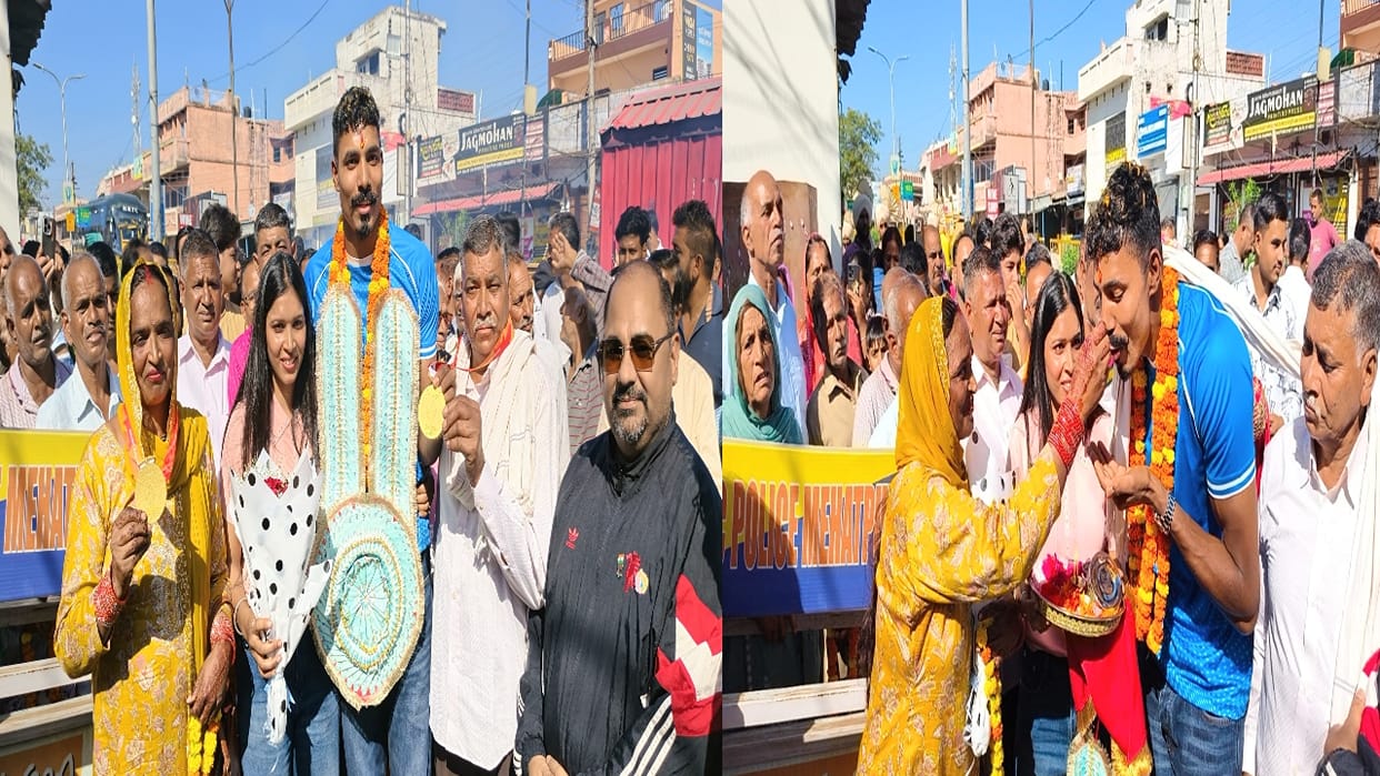 Nishad kumar returns from Japan after fulfilling his promise to his mother to bring home two gold medals