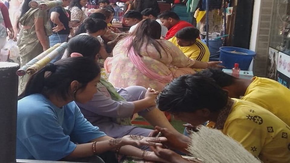 The market is buzzing with activity ahead of Karva Chauth in rudrapur