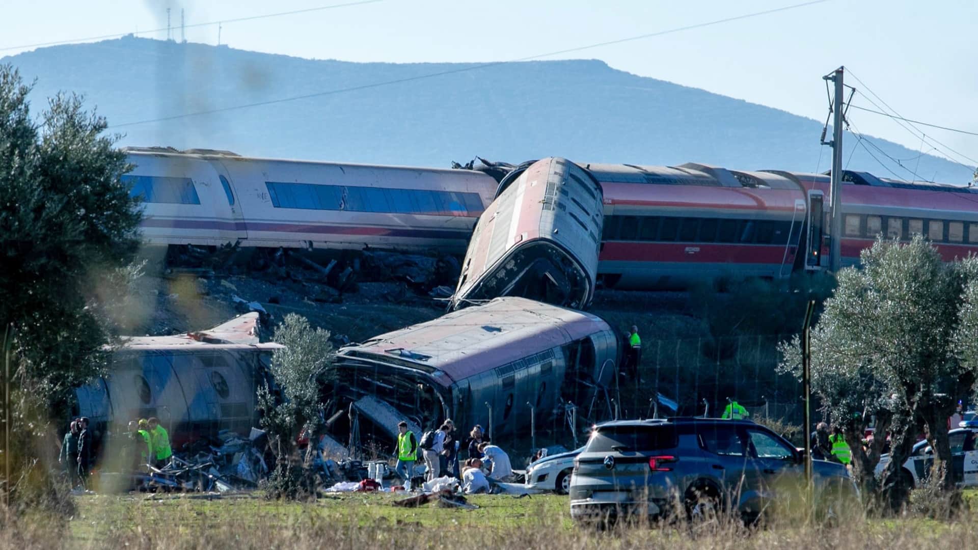 more than 60 people die in train collision in central Spain