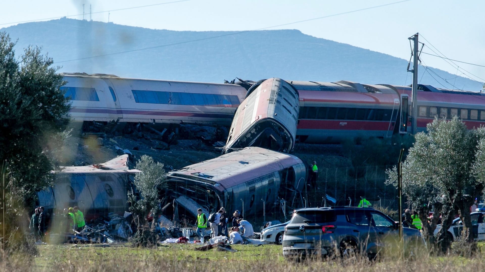 more than 60 people die in train collision in central Spain