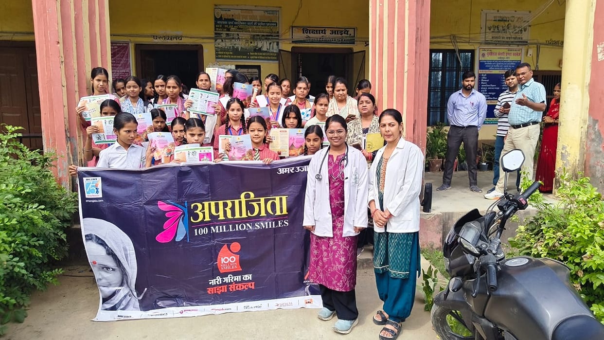 doctor raised awareness among the female students regarding health