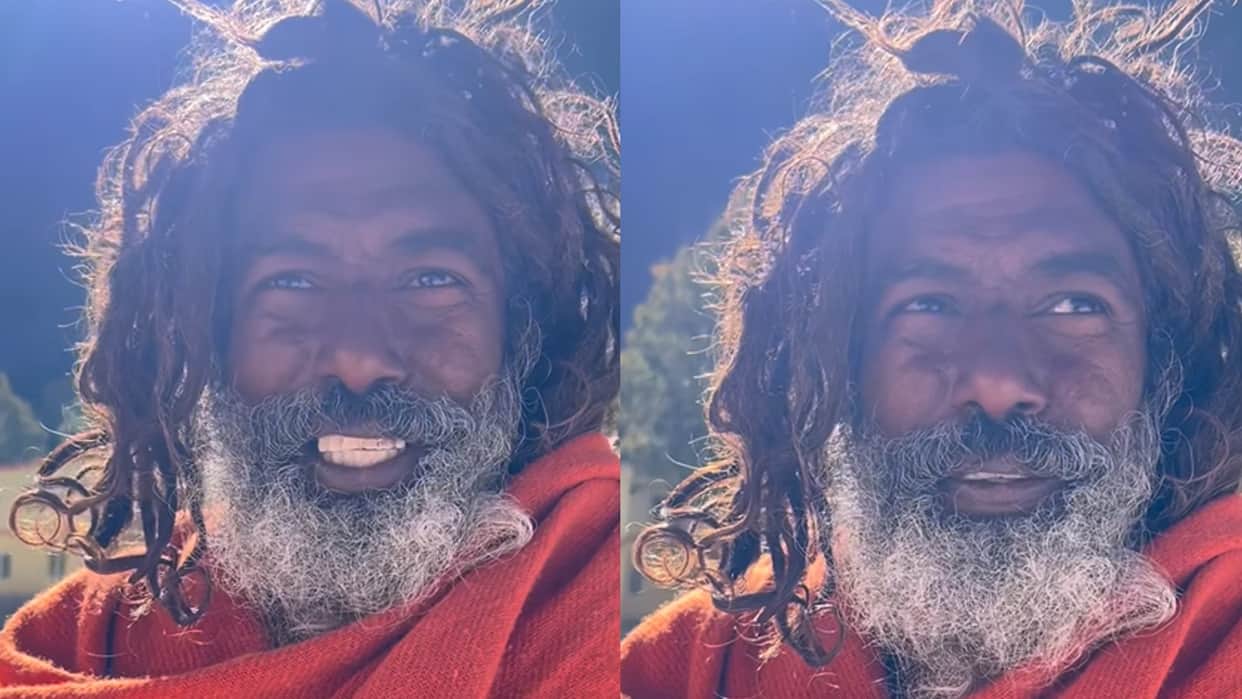 viral engineer monk video barc job left to become sanyasi