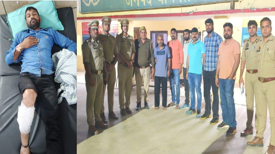 बागपत में पुलिस मुठभेड़: 50 हजार का इनामी गैंगस्टर नीरज घायल, शामली का दूसरा इनामी आरोपी भी गिरफ्तार