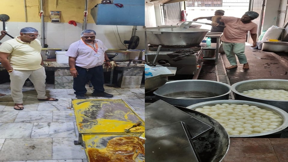 सेहत से खिलवाड़: खाद्य सुरक्षा विभाग ने मारा छापा, केमिकल से बन रही थी मिठाई, जंग लगी मशीन से पीसे जा रहे काजू