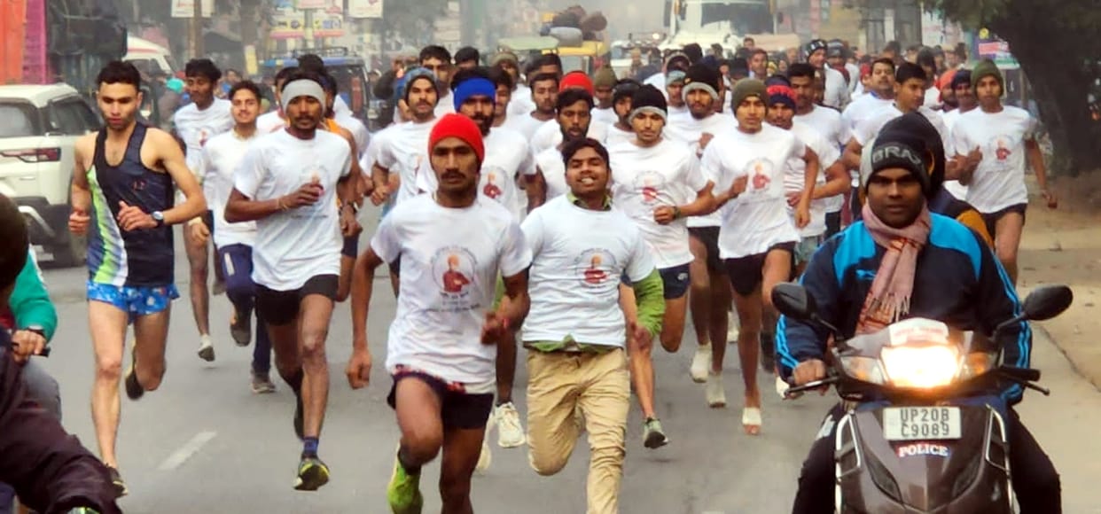 Youth ran with enthusiasm on Swami Vivekananda Jayanti