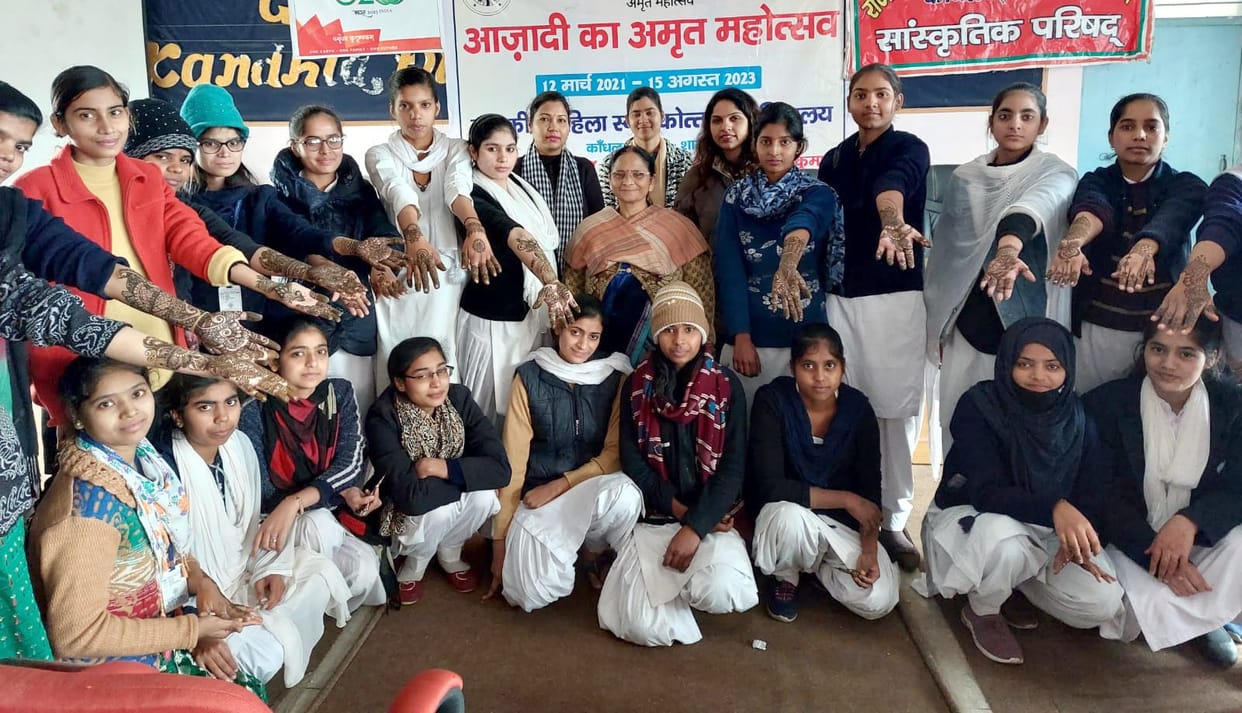 mehndi competition organized
