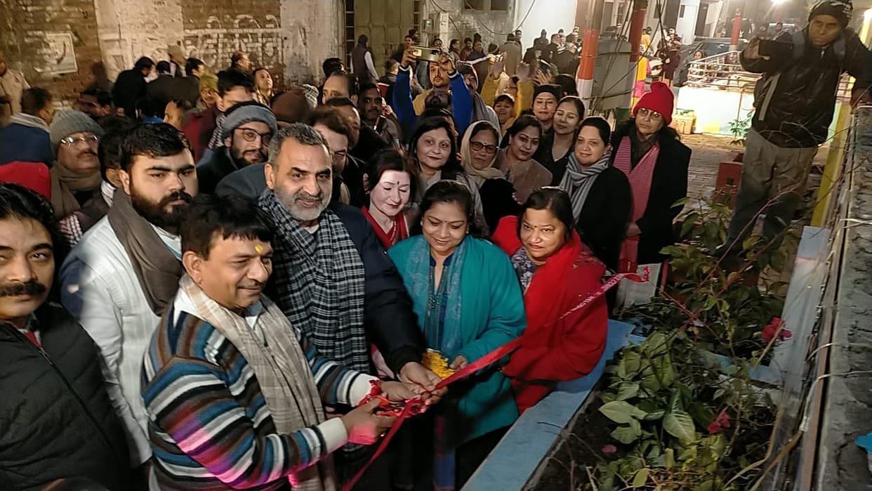 Balyan inaugurated "Mhara Muzaffarnagar" park