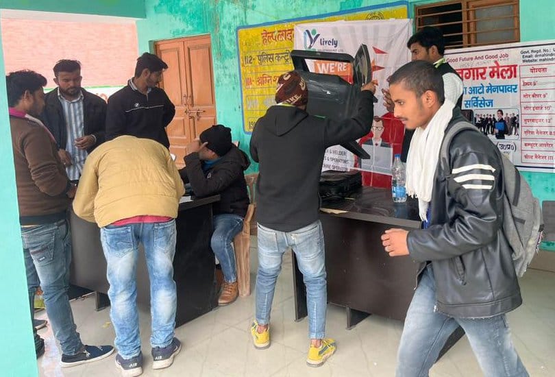 75 candidates were selected in the employment fair
