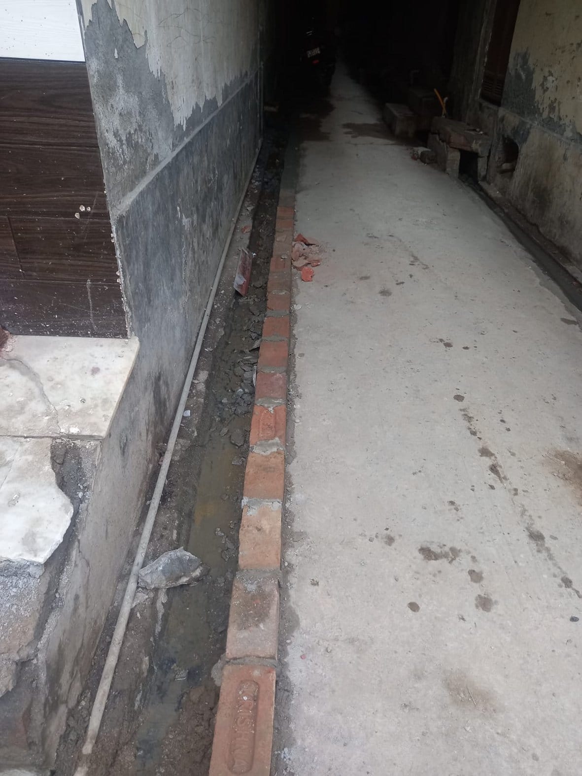 People are fixing houses, drains are also being made themselves