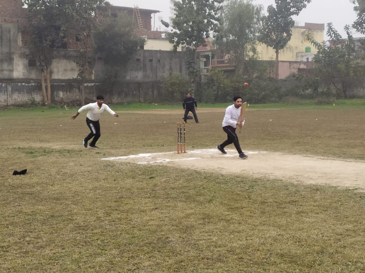 Team Veera-2 won the match in the cricket competition