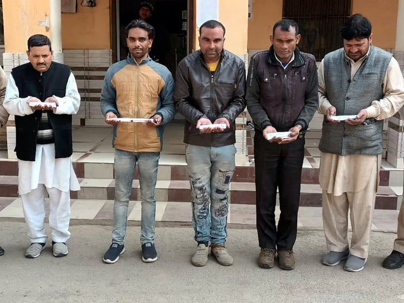 Five miscreants caught planning robbery, sent to jail