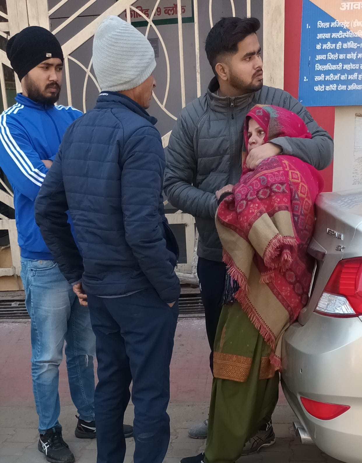 Two people died in scooty and bike collision