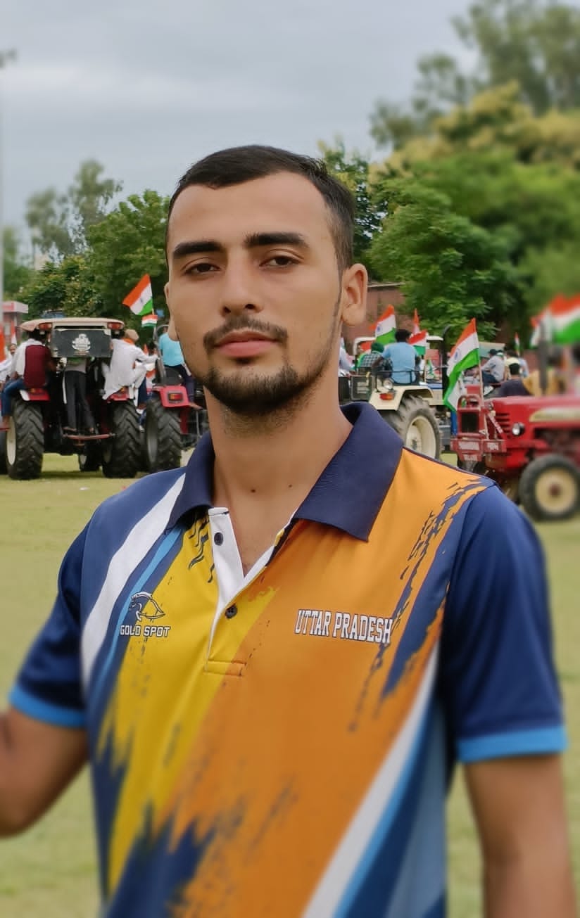 Selection of volleyball player Harshit Baliyan in the state team