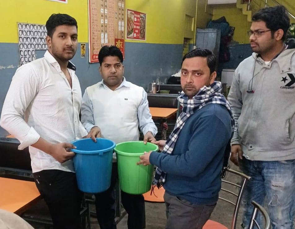 Cleanliness drive on dhabas, given dustbins