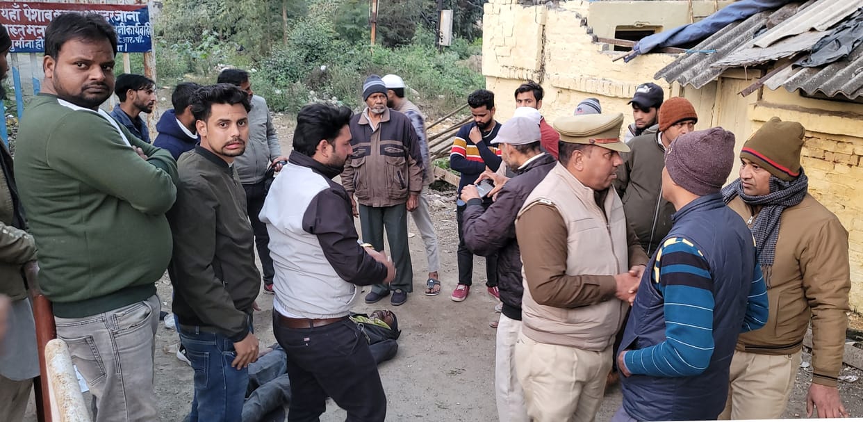 dead body of a person found near railway station