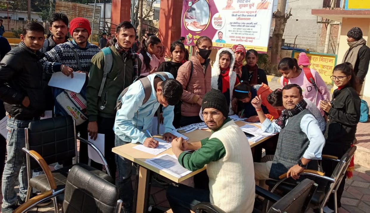 218 candidates were selected in the employment fair