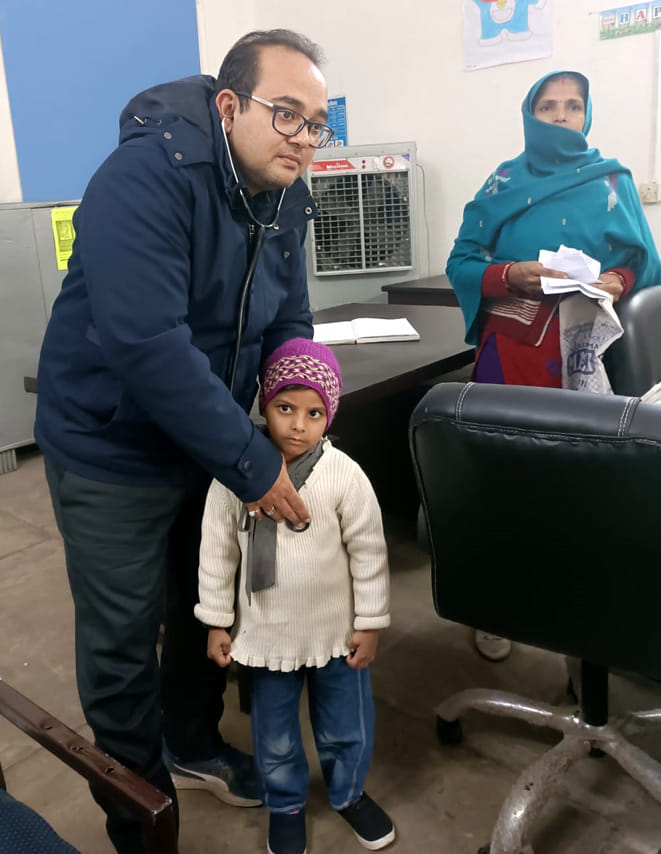 Innocent people coming in the grip of cold, many admitted