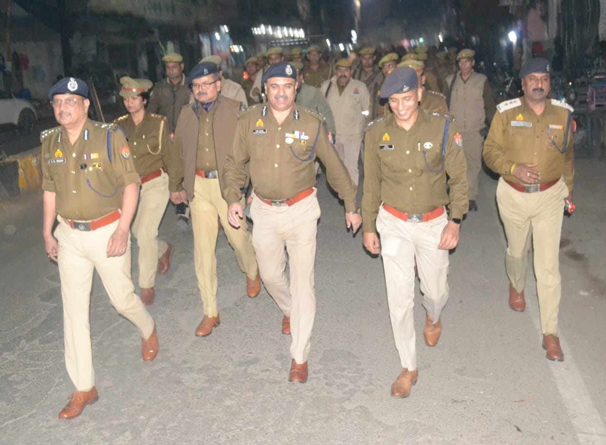 ADG did foot patrolling in the city, assured security