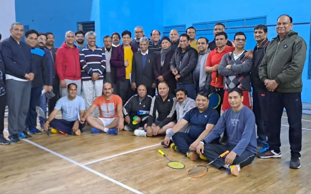 Satish Latian won three medals in Hukum Chand Memorial Badminton