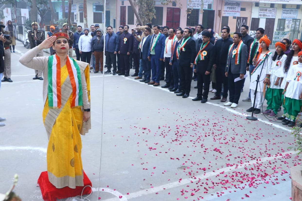74th Republic Day celebrated with pomp across the district