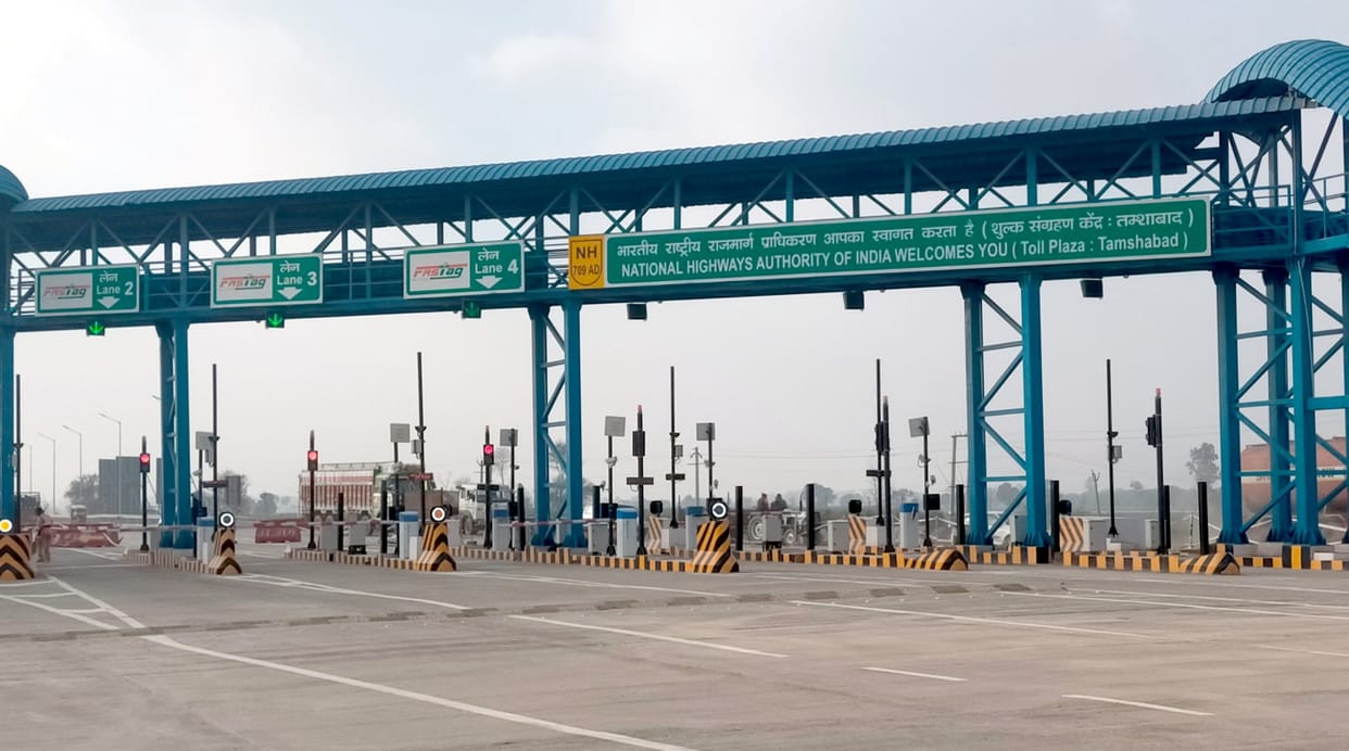Toll tax will have to be paid near Sanauli from today to go to Panipat