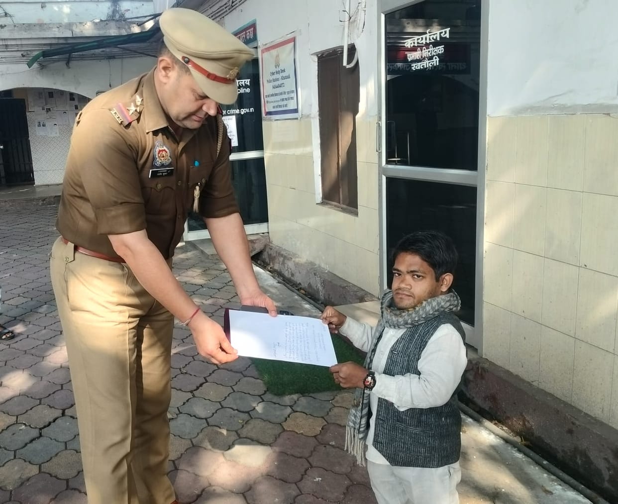 After reaching Kotwali, Danish said, sir...get me married