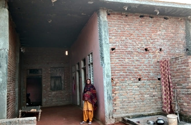 Hundreds of families tied up with the hope of a pucca house
