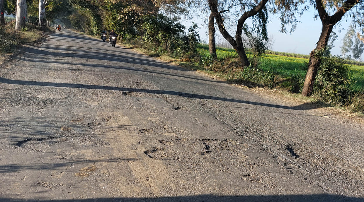 When will the face of Muzaffarnagar-Thana Bhavan main road change?