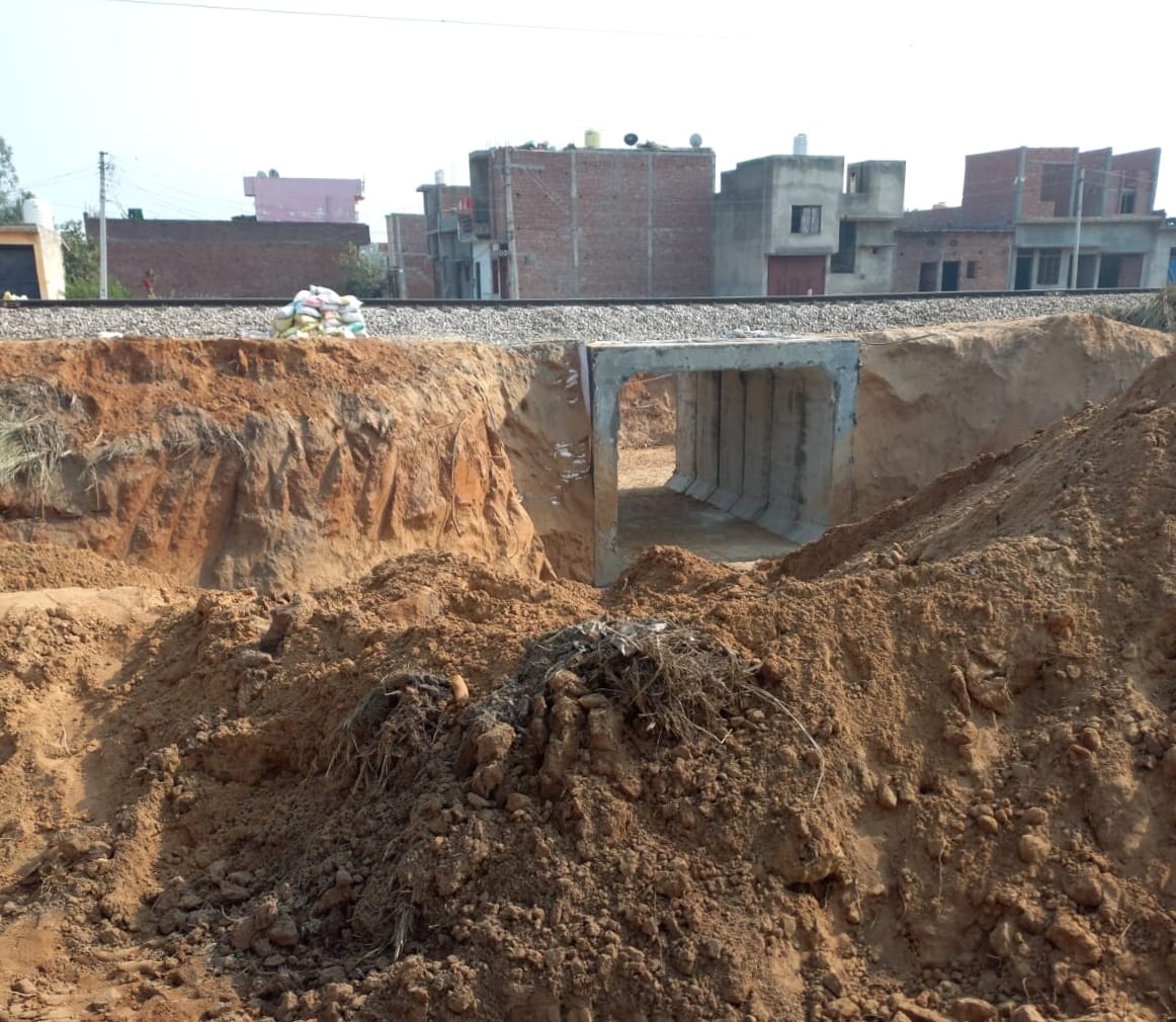 Four underpasses being built on the Bijnor-Najibabad railway line