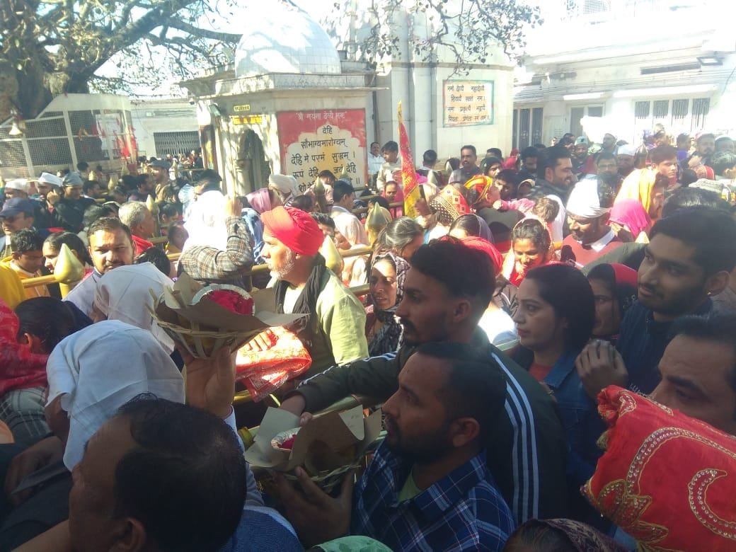 7,000 devotees visited the mother in Shri Nayanadevi ji