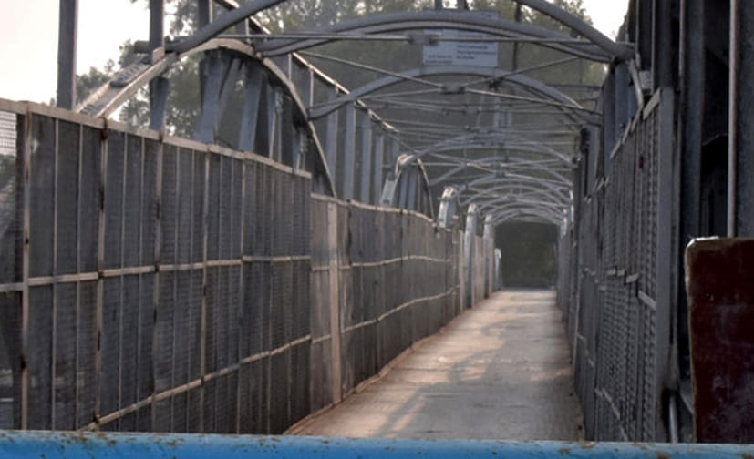 The bridge at the station will be built at a cost of five and a half crores