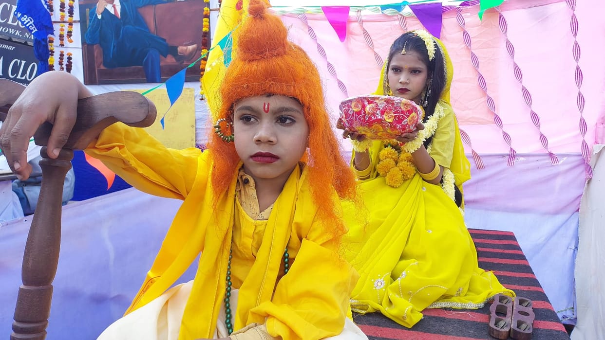 Sant Ravidas Jayanti processions came out with bandleaders