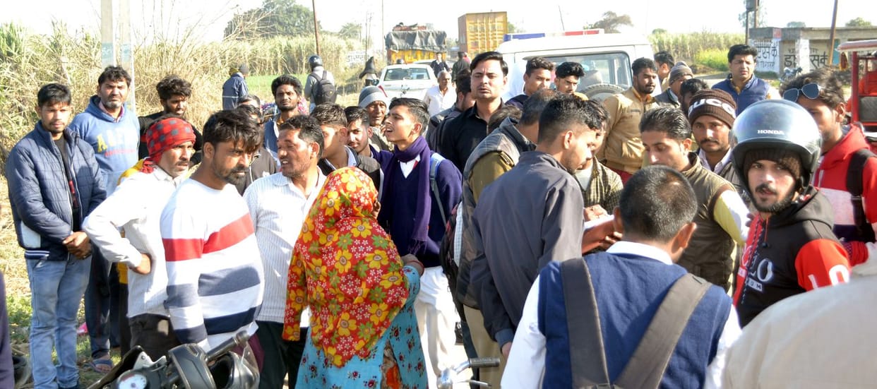 Woman crushed to death